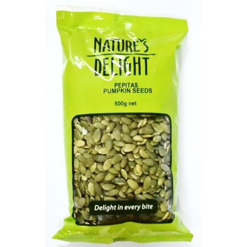Pepitas Pumpkin Seeds (500gm)