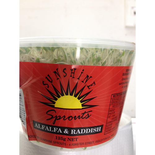 Sunshine Alfalfa & Raddish (125gm Punnet)